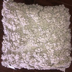 Treasure & Bond fuzzy grey pillow NWT